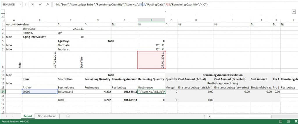 Am Beispiel Artikelbestand