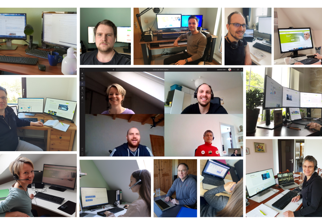 Wir sind aus dem Home-Office für Sie da