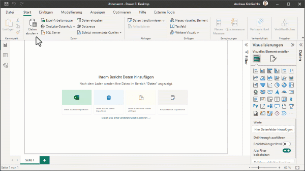 Z&uuml;gig neue Daten einbinden